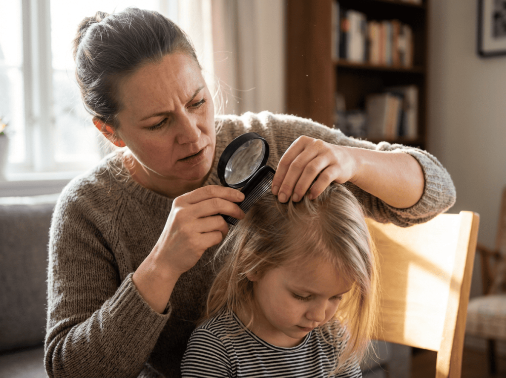 Vérification des poux